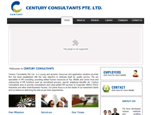 Tablet Screenshot of centuryconsultants.net